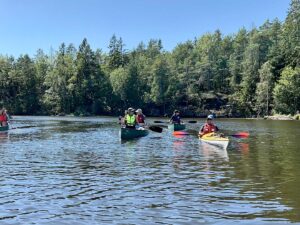 Kanotur på Vansjø med overnatting ute i telt/hengekøye