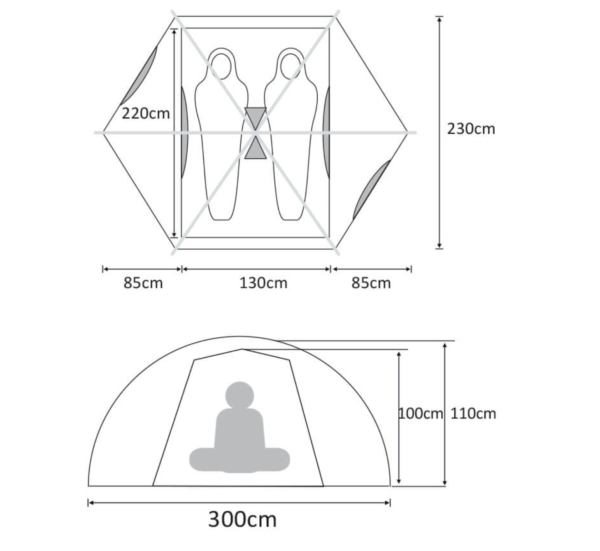 Fauna F2 Dome Sommersamling telt til leie - Bilde 2