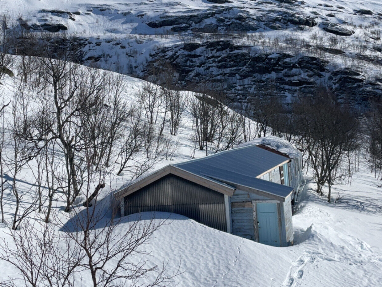 Papphuset i Glomfjord.