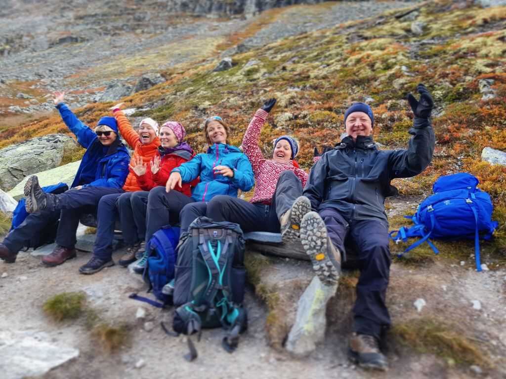 FjellTid-gjengen koser seg på tur i felleskap i Rondane